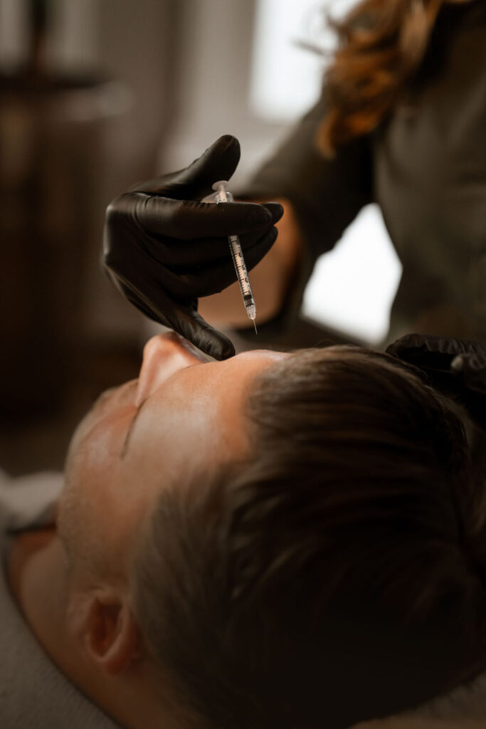 Botox behandeling man